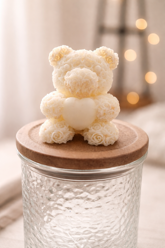 Scented Charming Cuddly bear Candle